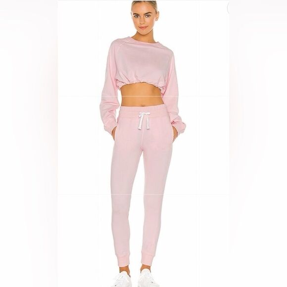Lilybod x Revolve Gia Slimline Pink Jogger Set Sz M - Picture 1 of 12